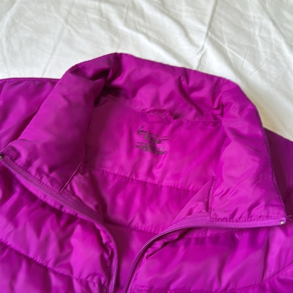 Lane Bryant Purple Puffer Jacket 26/28 - Picture 4 of 8